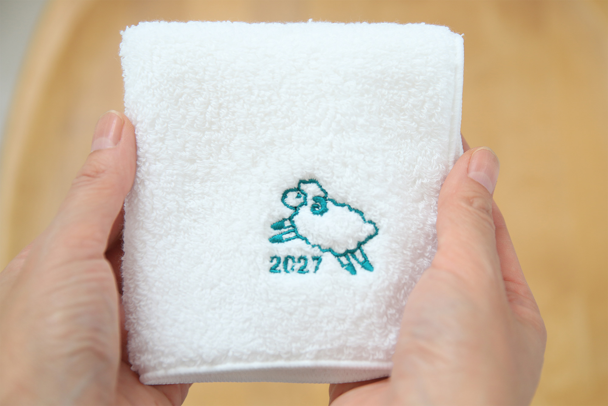 干支刺繍お年賀タオルハンカチ