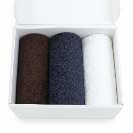 オーガニックハンカチ３枚ギフトセットN