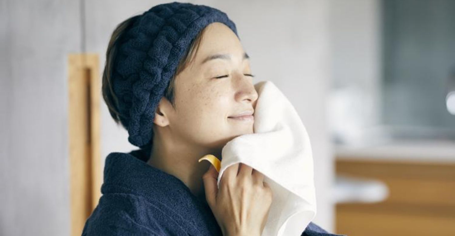 柔らかなフェイスタオルなら 写真
