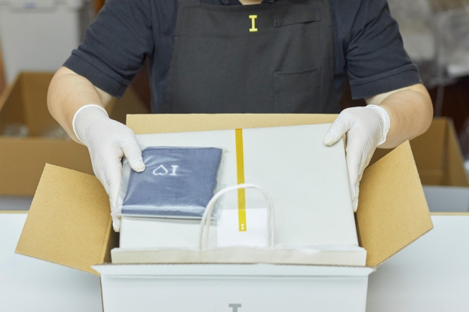 手提げ袋の写真