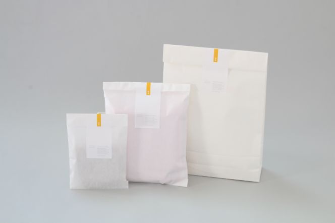 無料ラッピングの写真