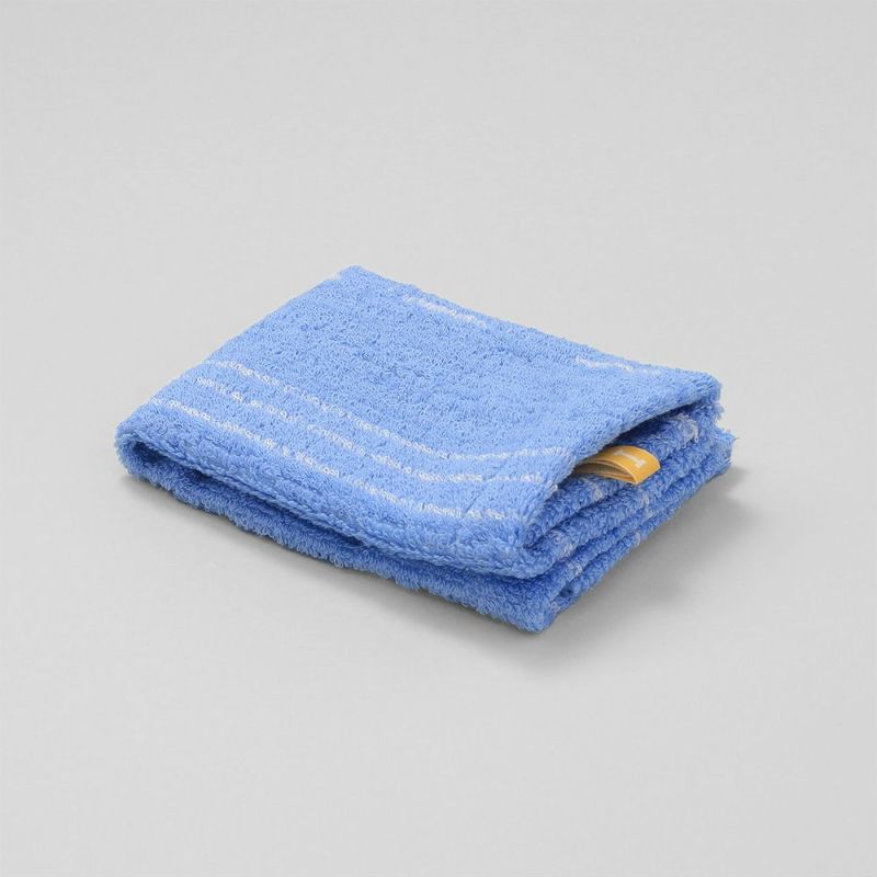 オユ24サイズのライトブルー ストレイツ220 ウォッシュタオル 1枚 | IKEUCHI ORGANIC 公式通販