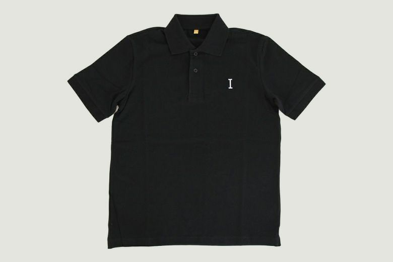 IKEUCHI ORGANIC ブラックポロシャツ
