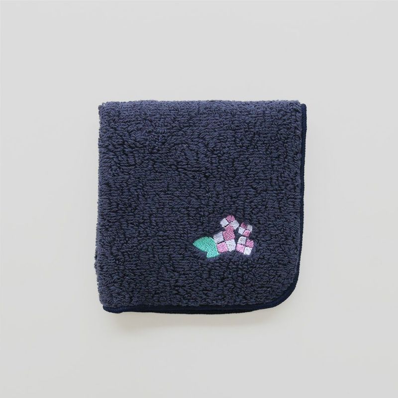 シーズン刺繍タオルハンカチ 紫陽花 | IKEUCHI ORGANIC 公式通販