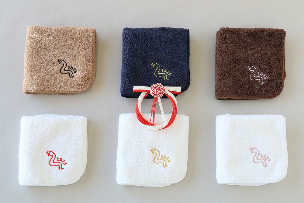 2025年お年賀干支刺繍タオルハンカチ