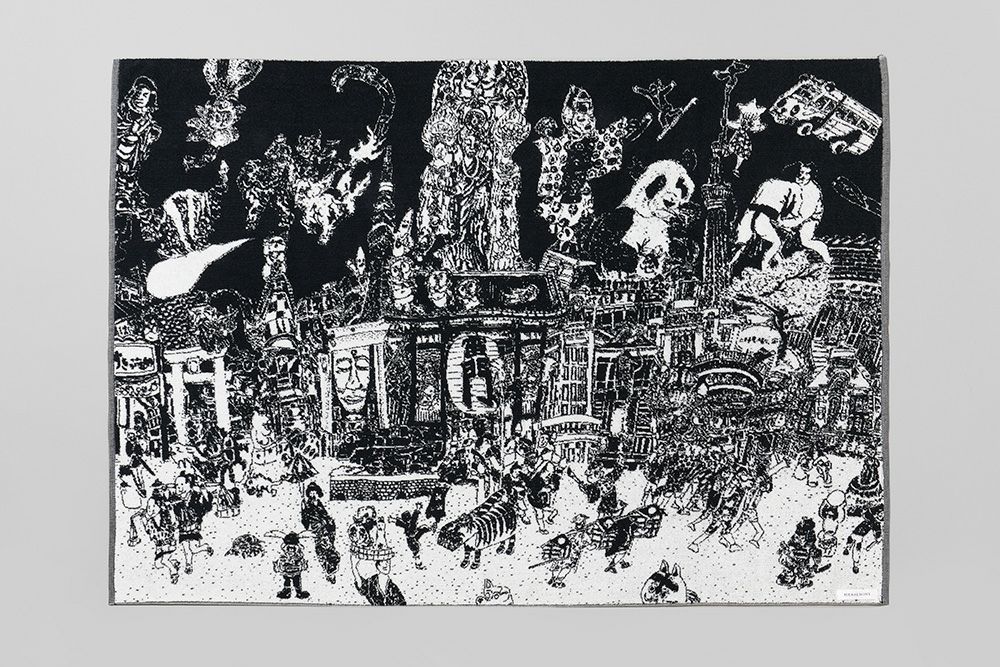 タオルブランケット [MONOCHRO ART Series]「東京」 | IKEUCHI