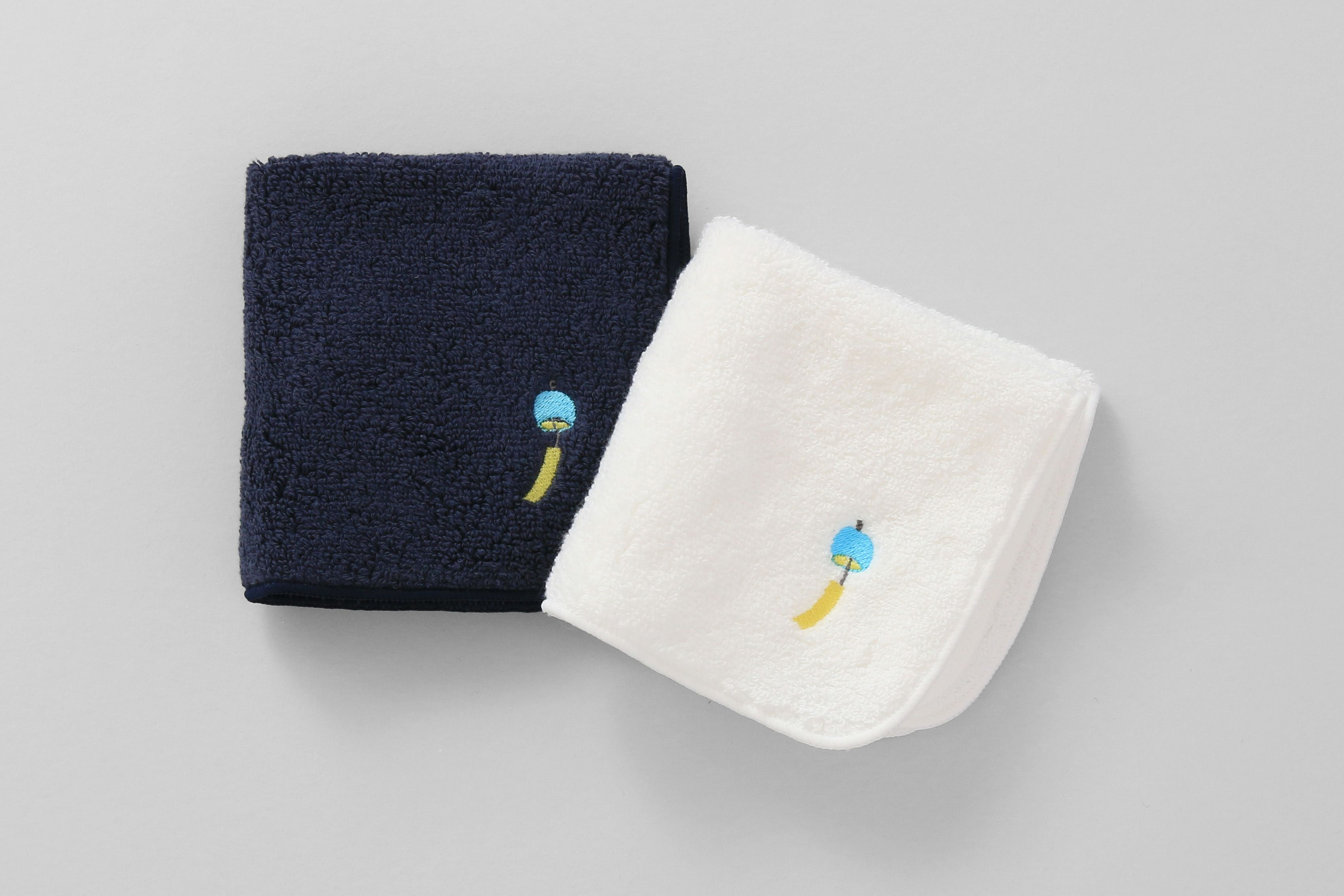 シーズン刺繍タオルハンカチ　風鈴